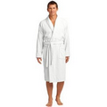 Port Authority  Checkered Terry Shawl Collar Robe